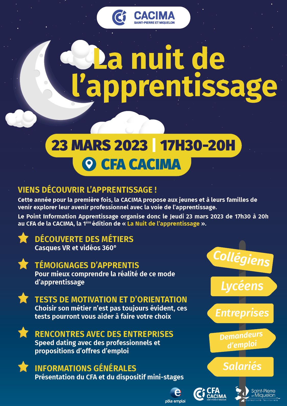 La nuit de l'apprentissage