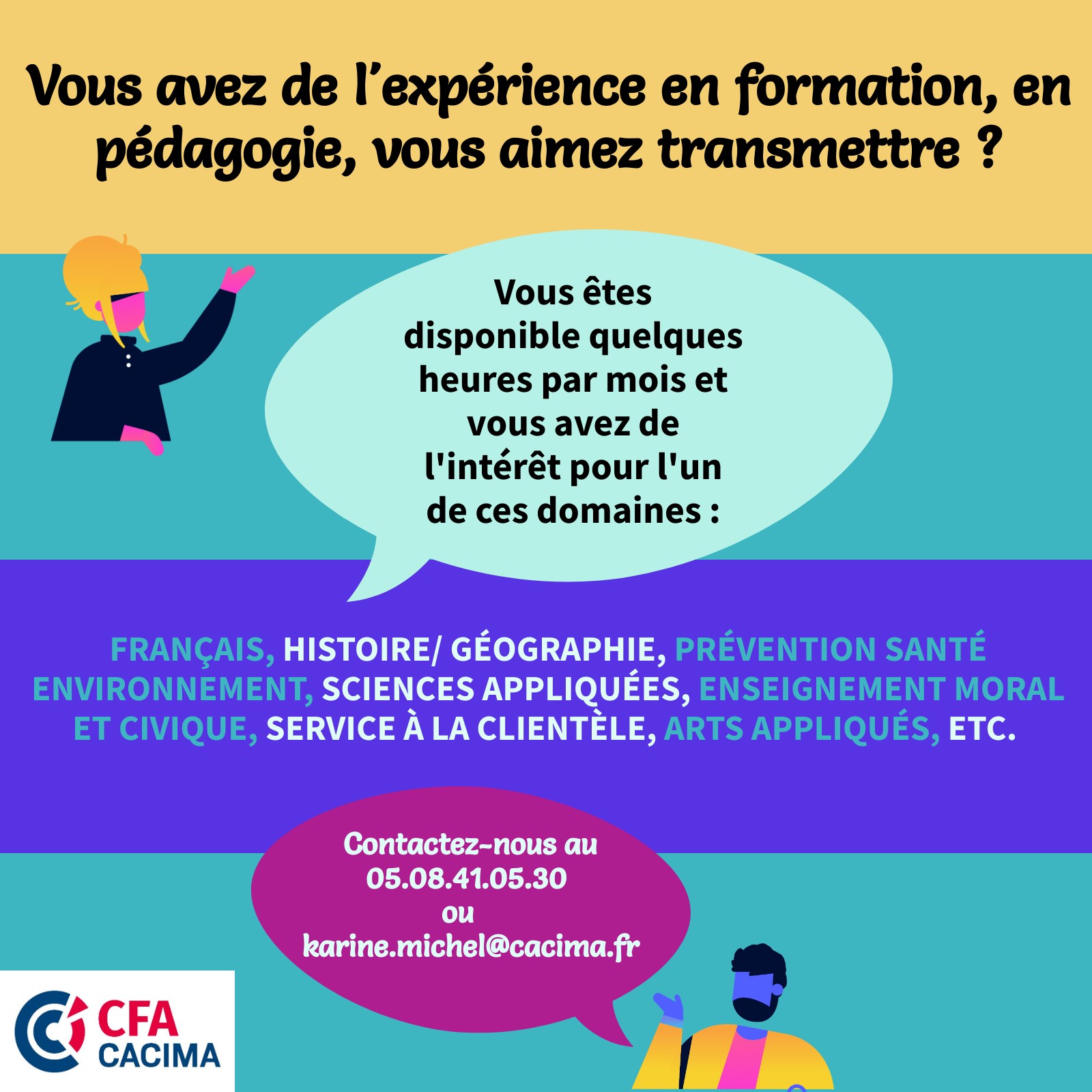 Offre formateur CFA