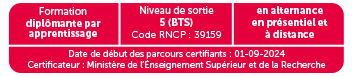 BTS Comptabilité et gestion