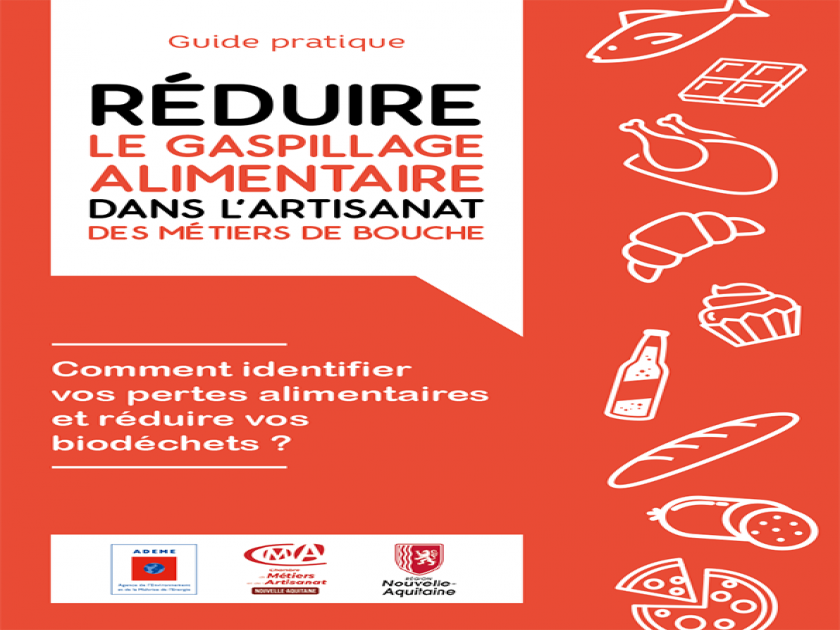 Guide de réduction du gaspillage alimentaire dans l'artisanat des métiers de bouche