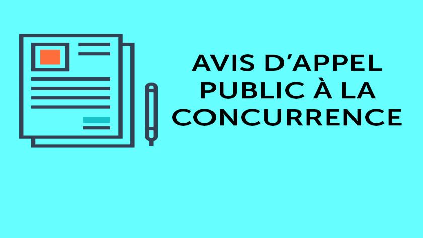 Avis d'Appel Public à la Concurrence