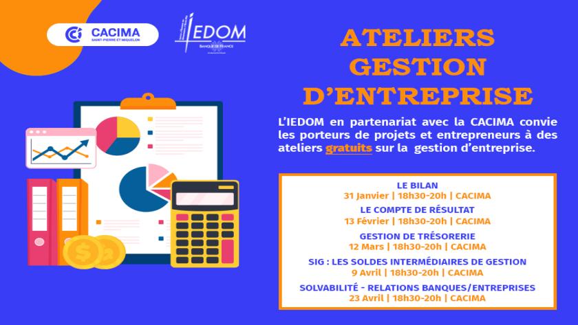 Ateliers gestion d'entreprise